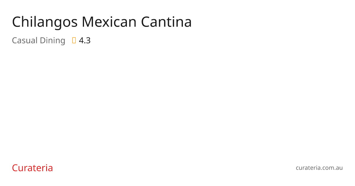 Chilangos Mexican Cantina - Casual Dining in Docklands | Melbourne ...